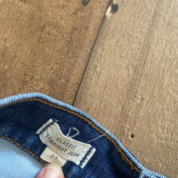 Madewell Classic Straight Jean Women's Size 25 - Picture 5 of 6